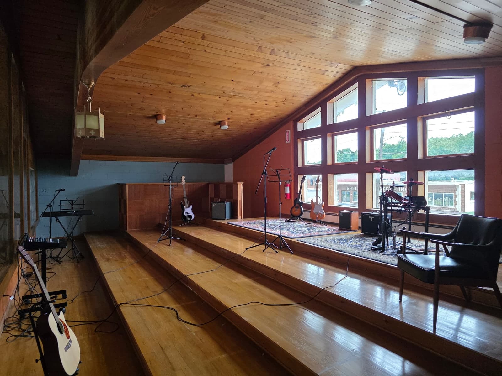 Inside Level 5 Loft at Power Chord Studios.